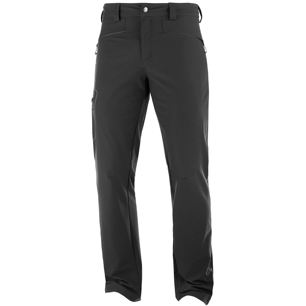 Salomon Singapore Mens Pants - WAYFARER AS STRAIGHT M Black | 46318-RLFB